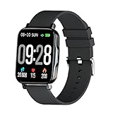 Smart Watch, Full Touch Smartwatch for Android Phones and Compatible iPhone Samsung, IP68 Waterproof...