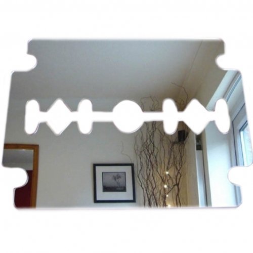 Cool Creations Rasierklinge Spiegel - 45cm x 34cm