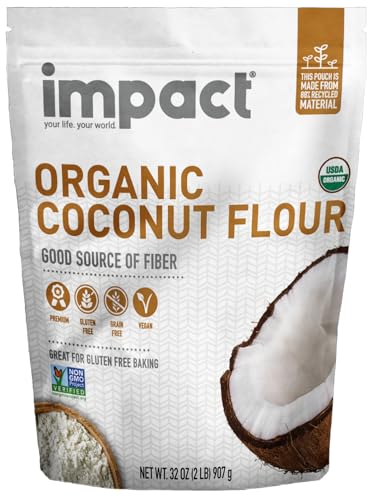 Impact - Organic Coconut Flour - Gluten, Grain, Dairy & Soy Free,...