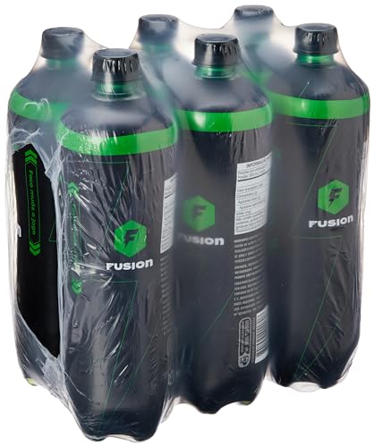 Pack de Energético Fusion Regular, Garrafa Pet, 1L 6 Unidades