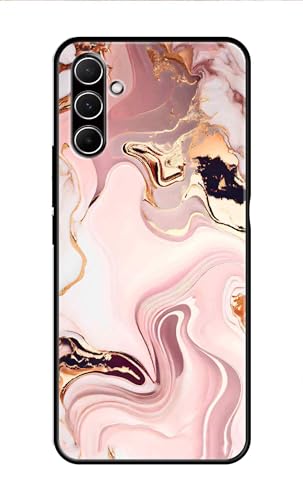 Image of Metal TPU Printed Back Cover for Samsung Galaxy A35 5G (Marble Design -J1) 360 Degree Protection | Camera Protection -25092024(AR)