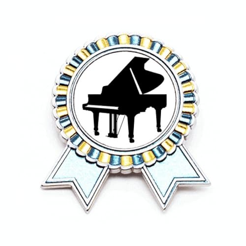 Broche piano en métal M, le cadeau idéal pour un pianiste ou musicien