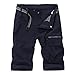 Mens Vacation Shorts Cargo Shorts for Men Relaxed Fit Casual Multi Pocket Buckle Zipper Linen Shorts Outdoor Fashion 6