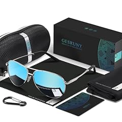 A4 Silver Frame/Ice Blue Mirror Lens