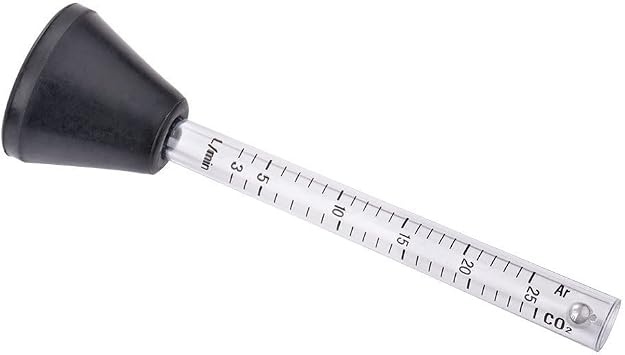 Argon Co2 Welding Gas Flow Meter Peashooter Scale Tester Measure Flowmeter for TIG, MIG, Plasma Torches Welding