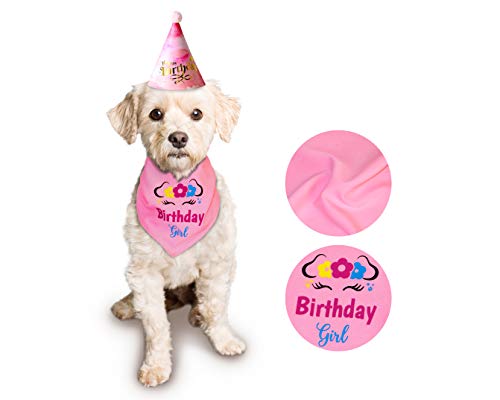 Dog Birthday Bandanas Pets Bandana Dog Kerchief Scarf Costume Accessories for Small Medium Large Dogs Cats Pets