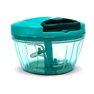 Zoomwell Handy Chopper Pro with 6 Blades for effortlessly Chopping Vegetables and Fruits for Your Kitchen 1000ml XL (Multicolor)
