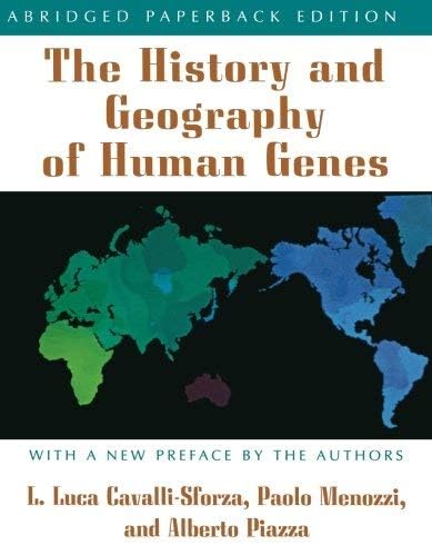 The History and Geography of Human Genes by Luigi Luca Cavalli-Sforza (1996-08-05)
