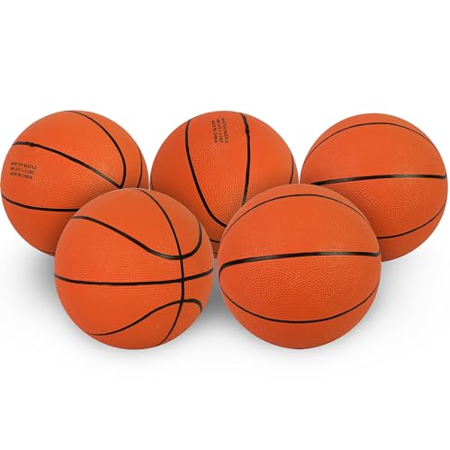 Ballon de basket intérieur et extérieur en caoutchouc Aoneky avec pompe, tailles 1 à 7