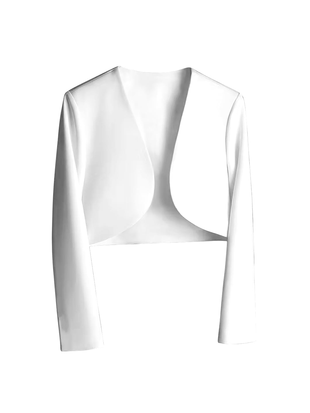 toochki Women's Blazers | Blazer for Women | Top | Tshirt | Tops for Woman | Open Front Jacket | Lightweight Coat | Round Neck Longline Jackets | Formal | Regular Fit | Fashion-Forward | Office-picture-29