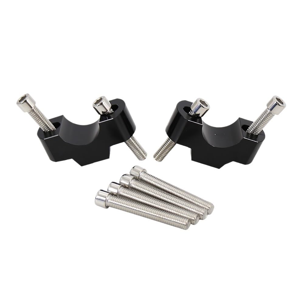 Elevador de manillar para BMW S1000XR 2020-2023 en color negro adaptador de extension de barra 6