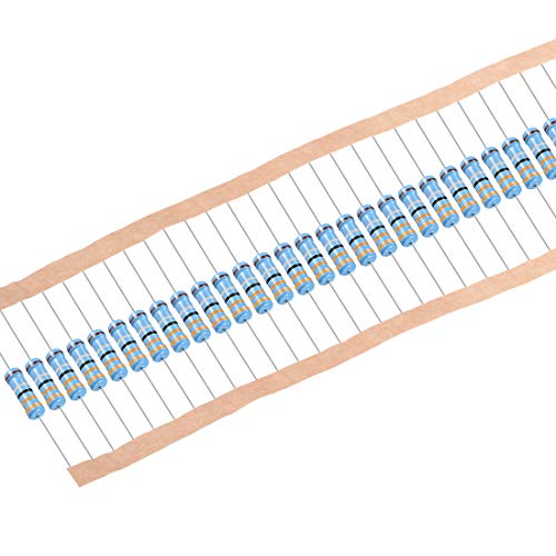 uxcell 30Pcs 3.3 Ohm Resistor, 2W 1% Tolerance Metal Film Resistors, Lead, 5 Bands for DIY Electronic Projects and Experiments