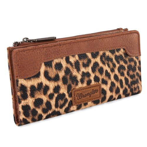 Image of Montana West Wrangler Minimalist Wallet for Women Credit Card Wallet Ladies Travel Wallets Monederos de Mujer Card Cases & Money Organizers with Smooth Zippers for Women