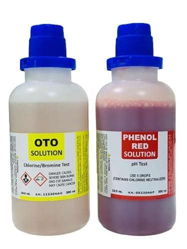 PETSON Swimming Pool Test Kit pH and Free Chlorine Water Quality Tester Refill Pack 500 ML (B0CMNLFGNZ) Amazon Price History, Amazon Price Tracker