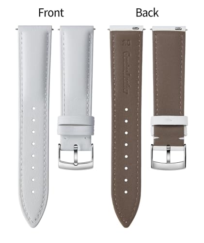 Image of BINLUN Leather Watch Bands Quick Release Premium Calfskin Replacement Watch Strap Multicolors Watchbands for Men Women 12mm 14mm 16mm 18mm 19mm 20mm 21mm 22mm