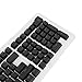 FOSA Brazilian Portuguese Keyboard Keycaps 110 Keys, Easy to Install and Clean, for 61/64/68/84/87/96/98/100/104/108 Mechanical Keyboard, ABS (Black)