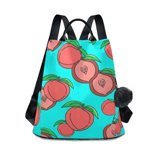 Sac à dos mignon turquoise antivol pour femme avec fermeture éclair tendance