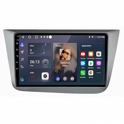 Pantalla de coche con Carplay inalámbrico para Seat Altea y Toledo