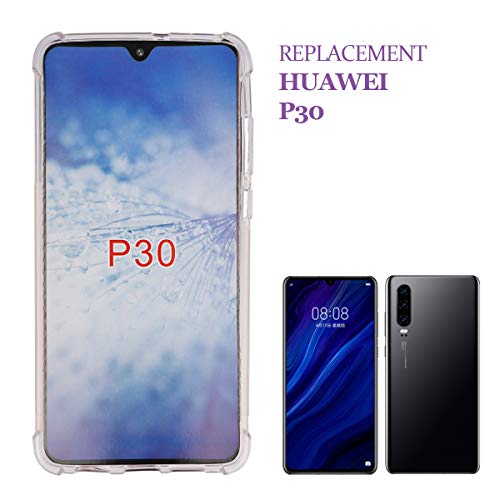 swark Case Compatible with Huawei P30 Cover Ttimao Morbida Trasparente TPU Silicone Pad Aria Design Drop Protection Ultra Sottile Antiurto Antiurto Anti-Sratch