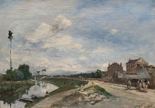 Tableau Art Mural Toile de Célèbres Tableaux la seine au bas meudon Peinture Salon 60x90