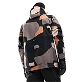 SIROKO - Chaqueta de Nieve W1 Sandboard - M - Negro/Marrón
