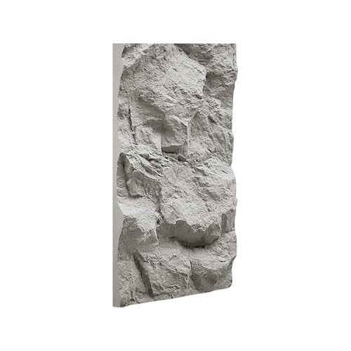 IZODEKOR LITE STONE - Panneaux muraux 3D autocollants - 60 x 120 cm - Pour l'intérieur et...