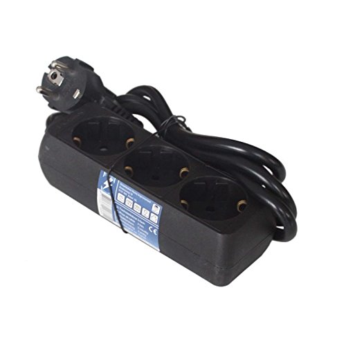 3-fach Power Strip mehrfachsteckdosen Power Strip Multiple Plug with 1.5 M Cable