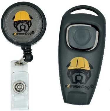 eXtreme Dog Training Clicker and Whistle Set Only - a Non Dog Shock Collar Option for Behavioral Conditioning and Dog Obedience Training
