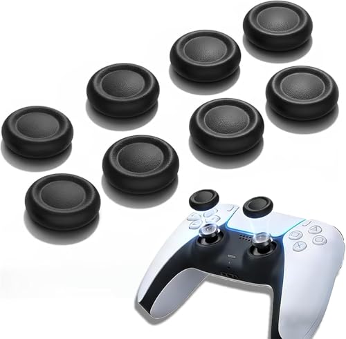 Image of 8 PCS Joystick Replacement Cap Thumb Grips for PS5 /PS4 Controller, Anti-Slip Thumbstick Replacement Parts,3D Analog Cap Replacement Parts