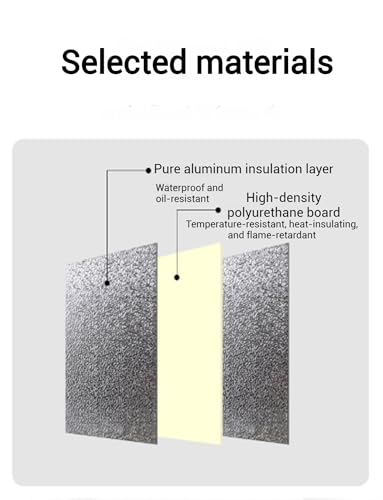 Protector magnético de aislamiento de estufa y salpicaduras de aluminio resistente al calor 4
