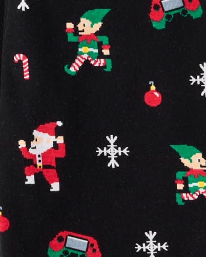 Image of The Children's Place Family Matching Holiday Long Sleeve Pajama Sets, Cotton