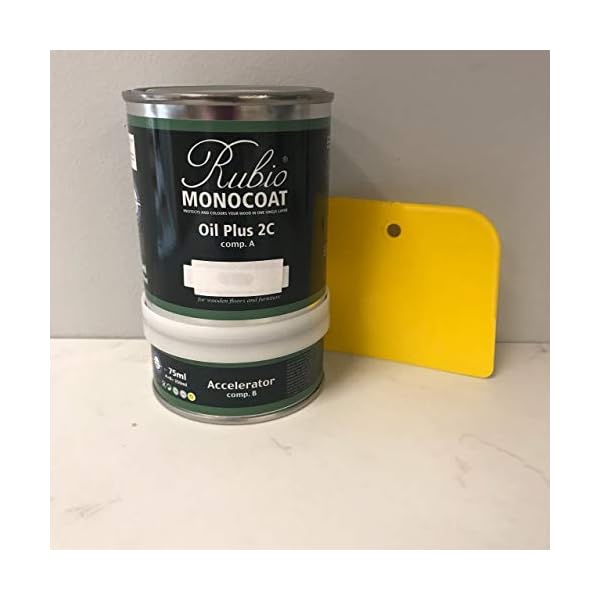 Holzbeize Öl Plus 2C Pure (klar) mit kostenloser GreenSupply Applikationsklinge (3 Stück - 350 ml)