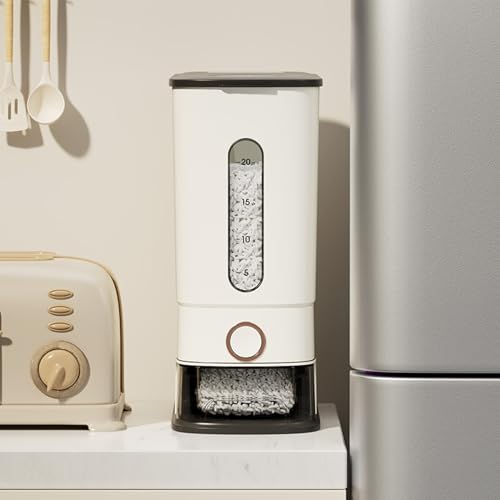 Distributeur de riz compact et étanche pour la conservation alimentaire familiale - 3