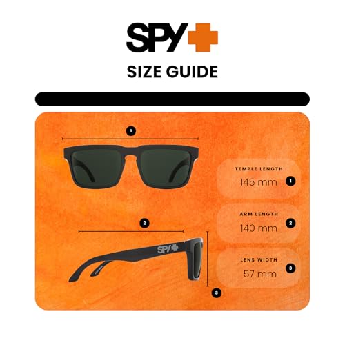 Image of Spy Helm Square Sunglasses for Men for Women +BUNDLE with ACCESSORY EYEWEAR KIT