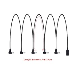 Btuty Guitare effet alimentation hors 9 V DC 1000 mA 5 Way Chaîne Chord câble Negative à l’intérieur - Les Beatles, Paul McCartney, John Lennon, RIngo Starr, George Harrison Btuty Guitare effet alimentation hors 9 V DC 1000 mA 5 Way Chaîne Chord câble Negative à l'intérieur – Image 5