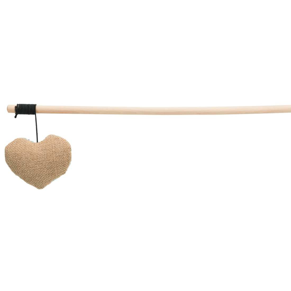 Trixie Playing Rod with Heart,Catnip Toy for Cats,Wood and Fabric,Stick Cat Toy with Cloth Heart Interactive Toys, Exercise As Any Outdoor Cat Length-35 Cm (B0C4F7HZBR) Amazon Price History, Amazon Price Tracker
