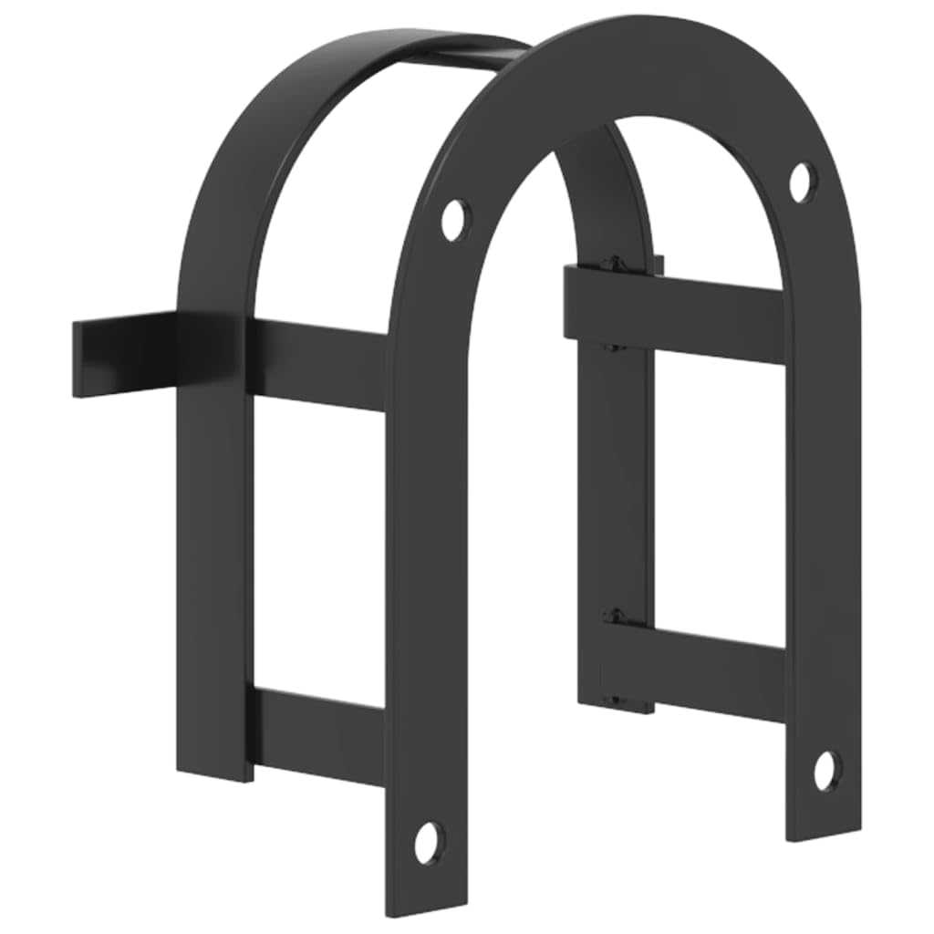 Mangloder - Soporte de pared para caballos, color negro, hierro, accesorios para caballos, almacenamiento para riendas, cabestro y accesorios, resistente y versátil para establo, granero y garaje
