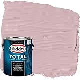 Glidden Total Interior Wall Paint & Primer All-in-One, Rose Stain/Pink-Purple, Flat, 1 Gallon