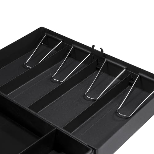 Barska 12 Zoll Cash Box und 6 Fach Tablett mit 4 Bill Halter