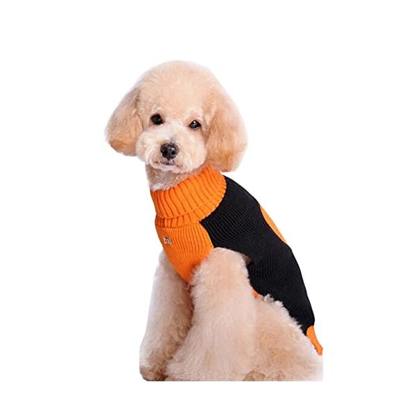 Bobibi pet clothes the halloween pumpkin cat dog sweater, dog knitwear, dog apparel, pet sweatshirt - image 4