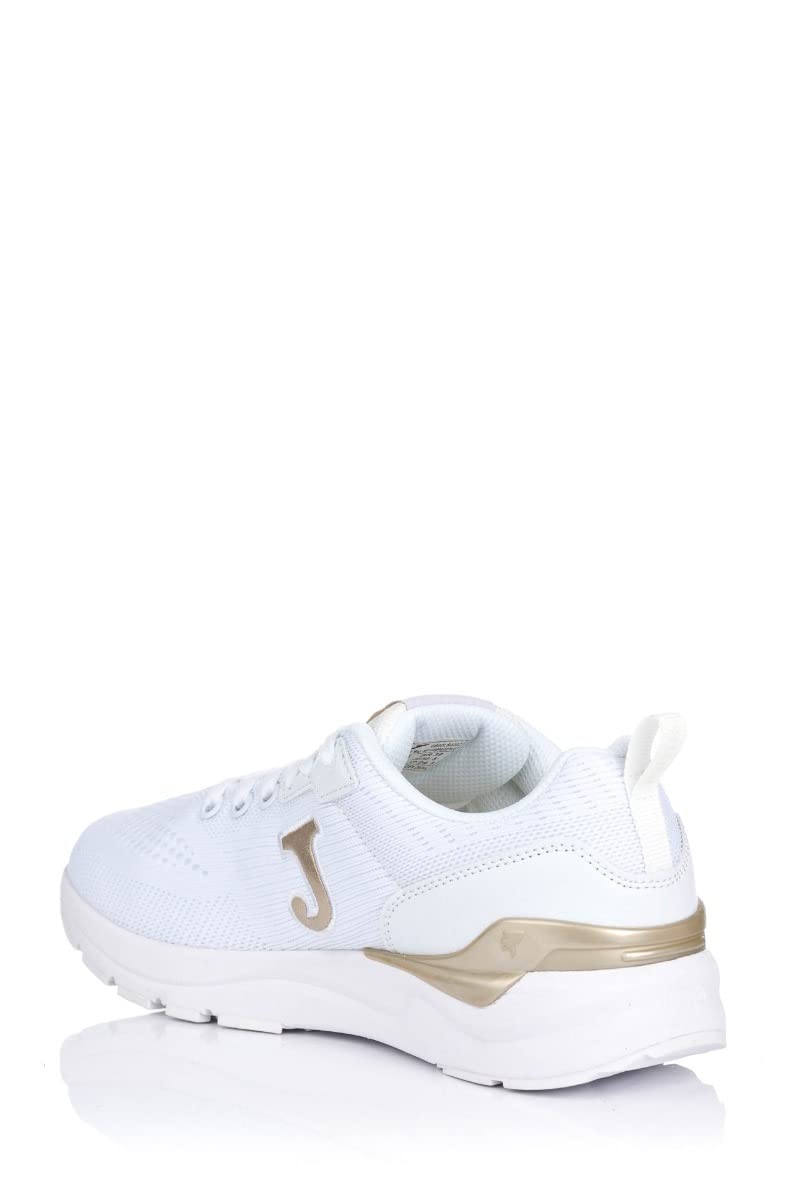 Joma Deportivo C800LS2202 Casual Retro C800 Lady para Mujer Nylon Blanco/Oro 27575