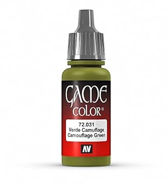 Vallejo VJ72031 Game Color 17 ml Acrylic Paint - Camouflage Green