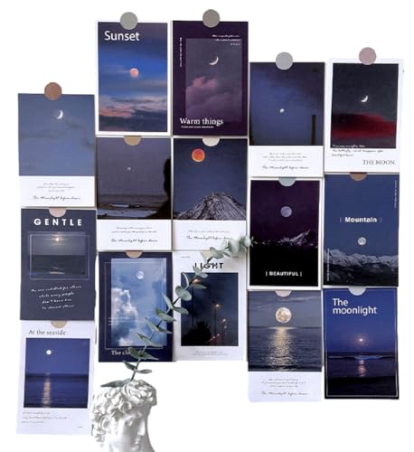 mhi[nŉ |XgJ[h 15Zbg ͂TCY k ؍ CO CeA G ~j|X^[ (Moon1)