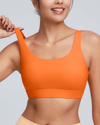 Image of RUNNING GIRL Sports Bra for Women High Support, Molded Cup High Impact Sports Bras with Sewn in Pads Workout Running Bra