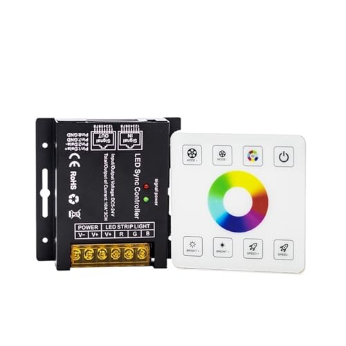 Bande lumineuse LED ajustable via panneau tactile 86 pour salon moderne