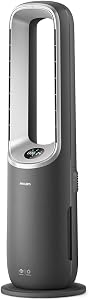 Philips Air Performer 3 in 1 Purificatore, ventilatore e riscaldamento – Fino a 70 m². Filtro HEPA. Rimuove odori e il 99,97% delle particelle inquinanti. Display, App e Alexa (AMF870/15)