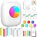Produktbild ZZXLOPEZ Mini Drucker, Tragbarer Mini Fotodrucker Thermodrucker Smartphone Taschendrucker, Wireless Fotodrucker mit Android & iOS mit 14 Rollen Papier, Mobiler Fotodrucker für Journal, Notizen