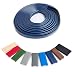Produktbild 1m PVC Handlauf Treppenhandlauf Kunststoffhandlauf Profil Geländer 40x8mm Farben wählbar (Dunkelgrau)