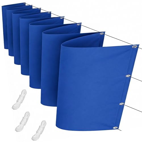 Voile d'ombrage vague rétractable pour aménager un balcon ou un jardin cosy - 2