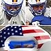 Oral Mart USA Flag Football Mouth Guard - Lip Guard Mouthpiece | Lip Protector Mouthguard (Detachable Strap Included)